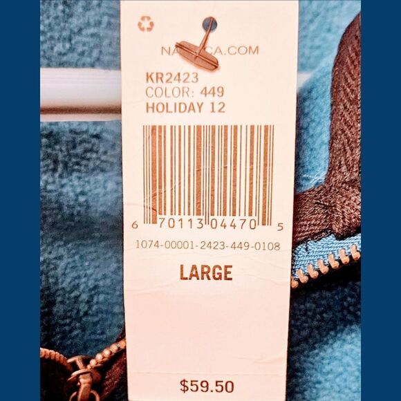 NAUTICA UNISEX Half Zip Fleece Pullover.โSIZE L - Picture 11 of 16